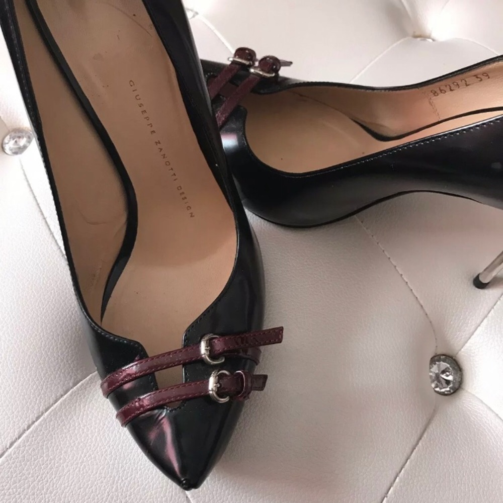 Giuseppe Zanotti Design Black Patent Heels 39/9 - Picture 3 of 8